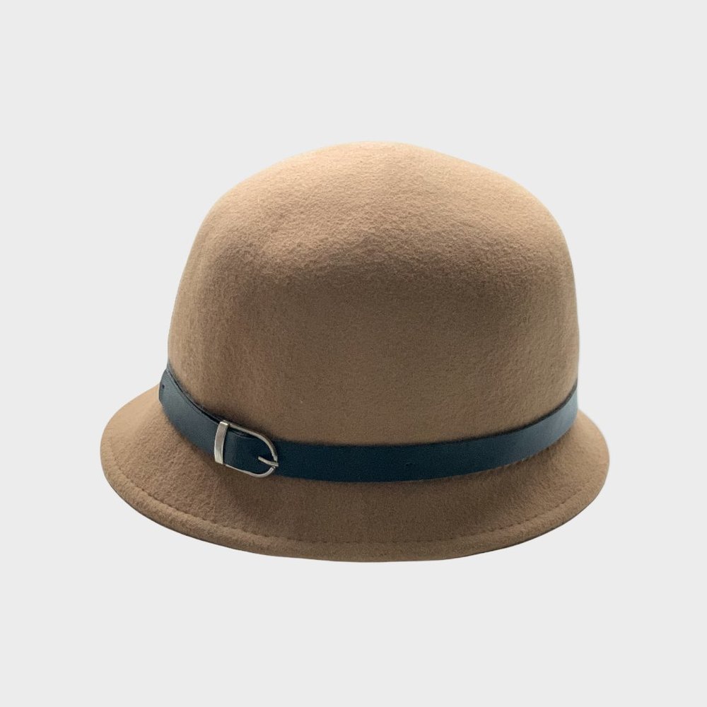 Perfect Bucket / Cloche Hat with in beige. New! - Picture 3 of 4